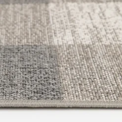 Outdoor Rugs-Kirkland's Home Buffalo Plaid Indoor/Outdoor Area Rug, 2X7 Gray