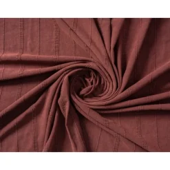 Blankets & Throws-Kirkland's Home Burgundy Modern Striped Throw Red