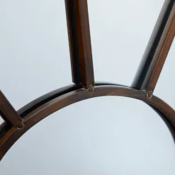 Decorative Mirrors-Kirkland's Home Burnt Iron Metal Curve Overlay Arched Mirror