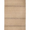 Outdoor Rugs-Kirkland's Home Camel Linear Sundry Outdoor Area Rug, 6X9 Tan