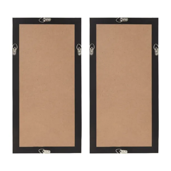 Wall Plaques-Kirkland's Home Capiz Shells Emblem Framed Wall Plaques, Set Of 2 White/Gold