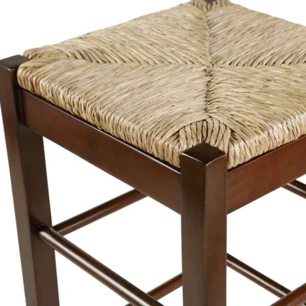 Bar Stools & Counter Height Stools-Kirkland's Home Cappuccino Wooden Counter Stool Brown