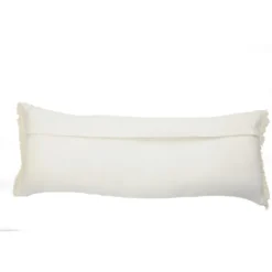 Pillows-Kirkland's Home Caramel Coated Lumbar Accent Pillow With Fringe Brown