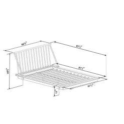 Beds & Headboards-Kirkland's Home Caramel Mid-Century Modern Queen Bed Frame Brown