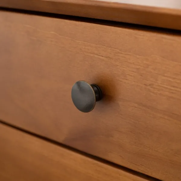 Nightstands-Kirkland's Home Caramel Mid-Century Nightstand Brown