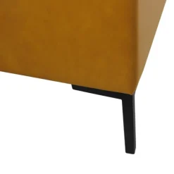 Benches & Ottomans-Kirkland's Home Caramel Vegan Leather Storage Bench Brown