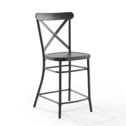 Bar Stools & Counter Height Stools-Kirkland's Home Caroline X-Back Counter Stools, Set Of 2 Black