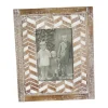 Picture Frames-Kirkland's Home Carved Etched Pattern Picture Frame, 5X7