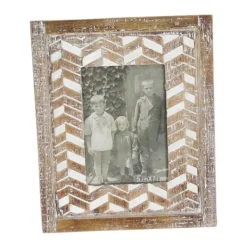 Picture Frames-Kirkland's Home Carved Etched Pattern Picture Frame, 5X7