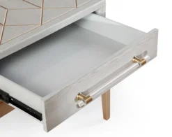 Accent & End Tables-Kirkland's Home Carved Graphite And Gold Accent Table, 24X28 Gray