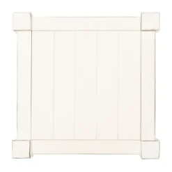 Accent & End Tables-Kirkland's Home Carved Pinewood Farmhouse Accent Table White