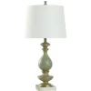 Table Lamps-Kirkland's Home Carved Traditional Table Lamp Blue