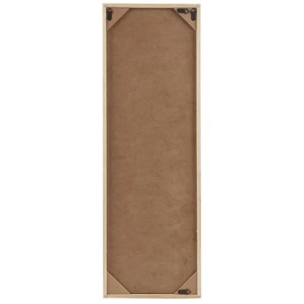 Wall Plaques-Kirkland's Home Carved Wood Laurel Branches Panel Wall Plaque Gray