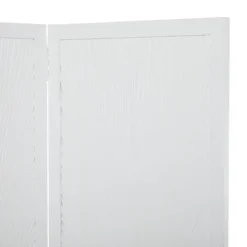 Decorative Accents-Kirkland's Home Carved Wood 3-Panel Room Divider White