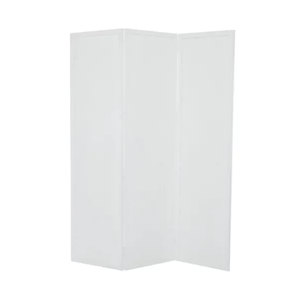 Decorative Accents-Kirkland's Home Carved Wood 3-Panel Room Divider White