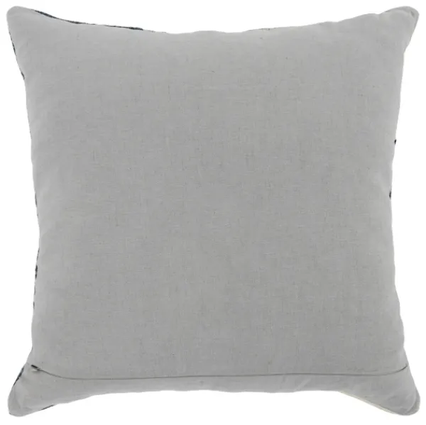 Pillows-Kirkland's Home Casey Navy Color Block Throw Pillow Blue/Ivory/Gray