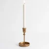 Candle Holders-Kirkland's Home Cast Iron Taper Candle Holder, 6 In. Gold