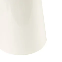 Table Lamps-Kirkland's Home Ceramic And Wood Cone Table Lamp White