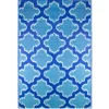 Outdoor Rugs-Kirkland's Home Cerulean Quatrefoil Outdoor Area Rug, 4X6 Blue/White