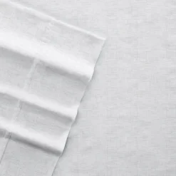 Bed Sheets-Kirkland's Home Chambray 4-Pc. Full Bed Sheet Set White