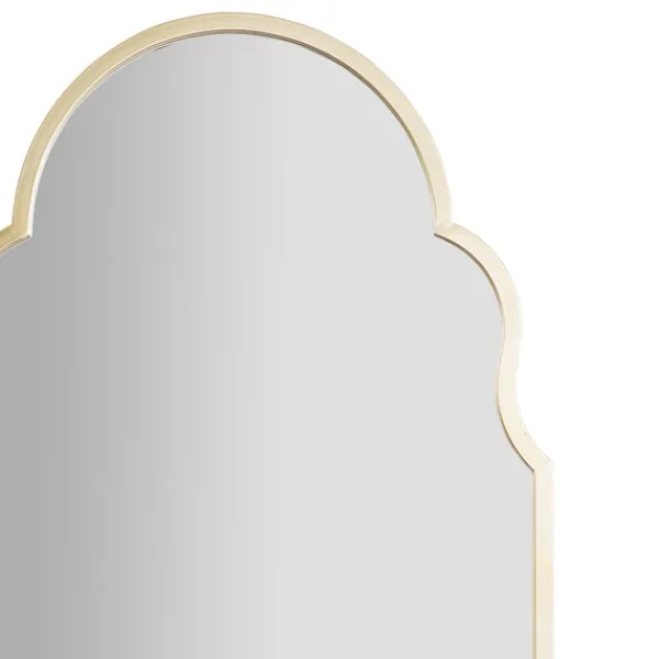 Full Length & Floor Mirrors-Kirkland's Home Champagne Maria Arch Full Length Mirror Gold