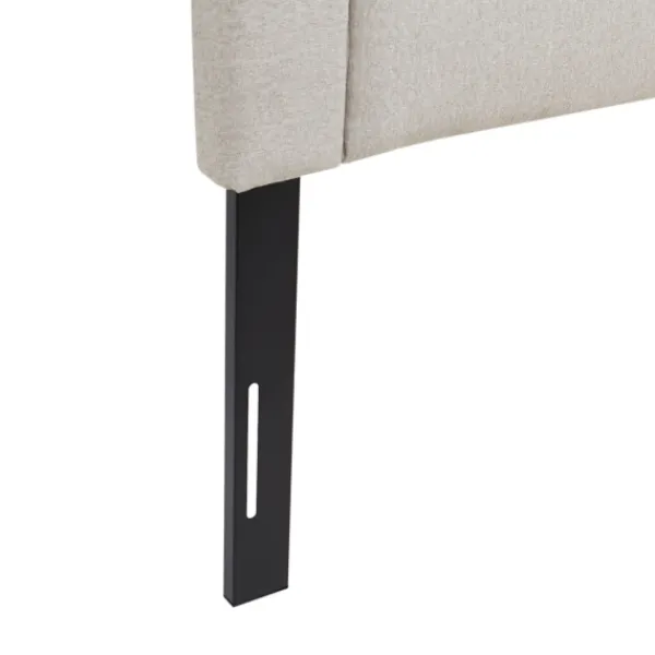 Beds & Headboards-Kirkland's Home Channel Tufted King Headboard Gray