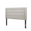 Beds & Headboards-Kirkland's Home Channel Tufted Queen Headboard Gray