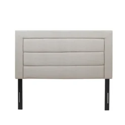 Beds & Headboards-Kirkland's Home Channel Tufted Queen Headboard Gray