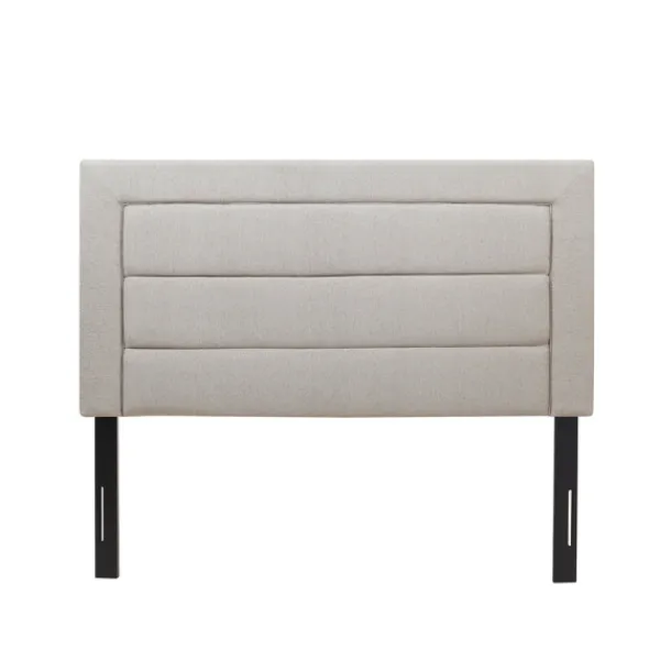 Beds & Headboards-Kirkland's Home Channel Tufted Queen Headboard Gray