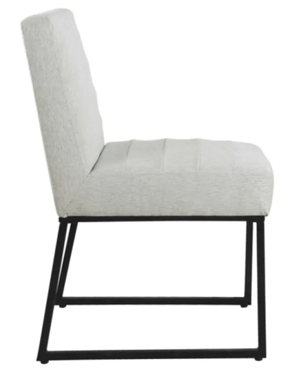 Dining Chairs-Kirkland's Home Channeled Woven Dining Chair Gray