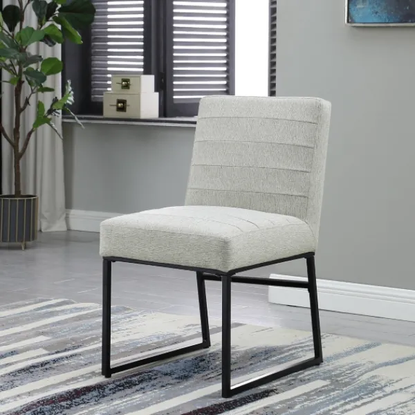Dining Chairs-Kirkland's Home Channeled Woven Dining Chair Gray