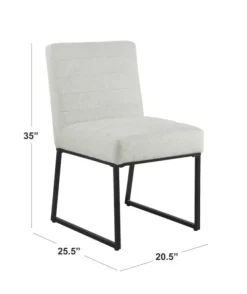 Dining Chairs-Kirkland's Home Channeled Woven Dining Chair Gray
