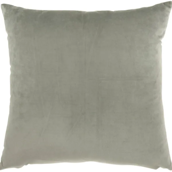 Pillows-Kirkland's Home Charcoal Metallic Marble Swirl Throw Pillow Gold/Gray/White