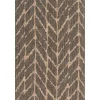 Outdoor Rugs-Kirkland's Home Charcoal Mocha Chevron Outdoor Area Rug, 7X10 Brown/Tan