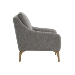 Accent Chairs-Kirkland's Home Charlene Oatmeal Accent Chair Gray