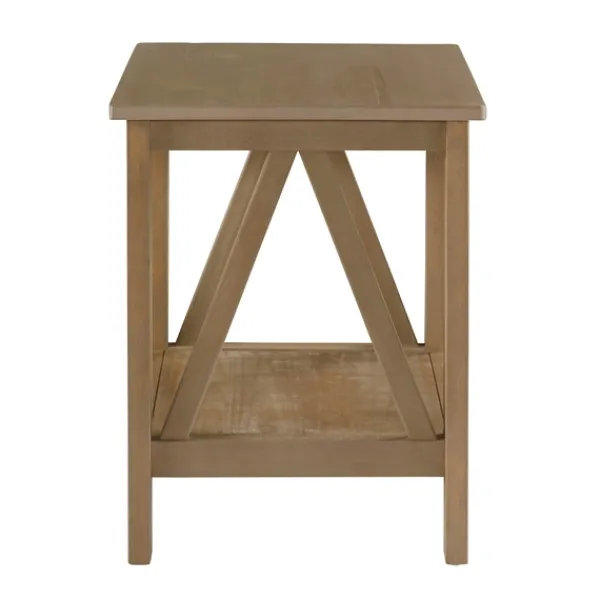 Accent & End Tables-Kirkland's Home Charleston Rustic Gray Accent Table