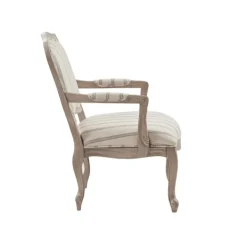 Accent Chairs-Kirkland's Home Chaucer Stripe Accent Chair Tan