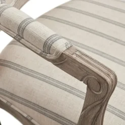 Accent Chairs-Kirkland's Home Chaucer Stripe Accent Chair Tan