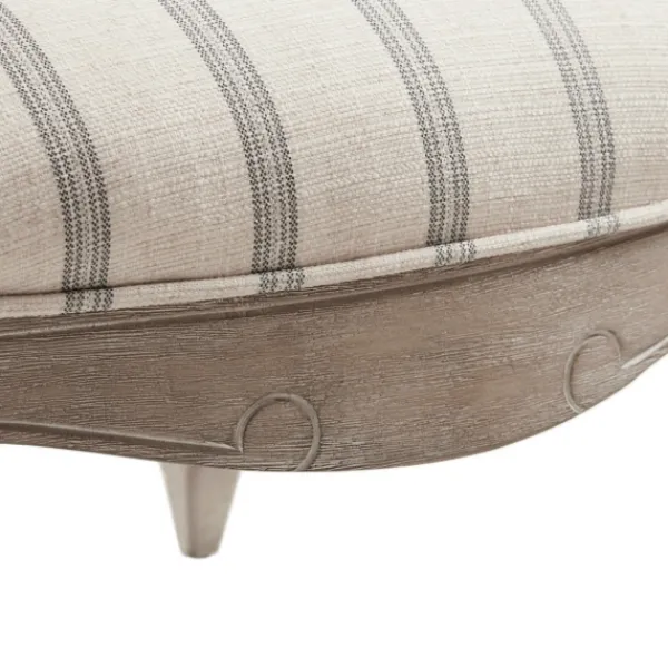 Accent Chairs-Kirkland's Home Chaucer Stripe Accent Chair Tan
