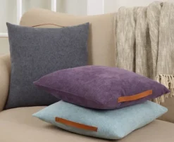 Pillows-Kirkland's Home Chenille Handle Pillow Gray