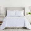 Comforters-Kirkland's Home Chenille Line 3-Pc. Full/Queen Comforter Set White
