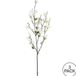 Stems & Bouquets-Kirkland's Home Cherry Blossom Stems, Set Of 3 White