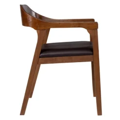 Dining Chairs-Kirkland's Home Chestnut Acacia Wood Dining Chair Brown