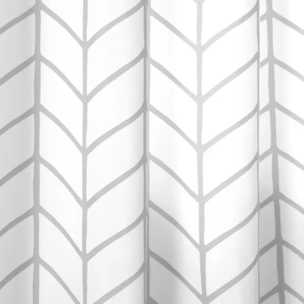 Curtains & Drapes-Kirkland's Home Chevron 2-Pc. Curtain Panel Set, 84 In. Gray