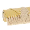 Blankets & Throws-Kirkland's Home Chunky Stitch Cotton Throw Yellow
