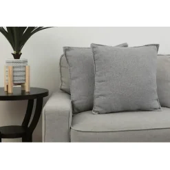 Pillows-Kirkland's Home Chunky Weave Pillows, Set Of 2 Silver