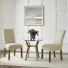 Dining Chairs-Kirkland's Home Cianna Cream 2-Pc. Upholstered Dining Chair Set Tan