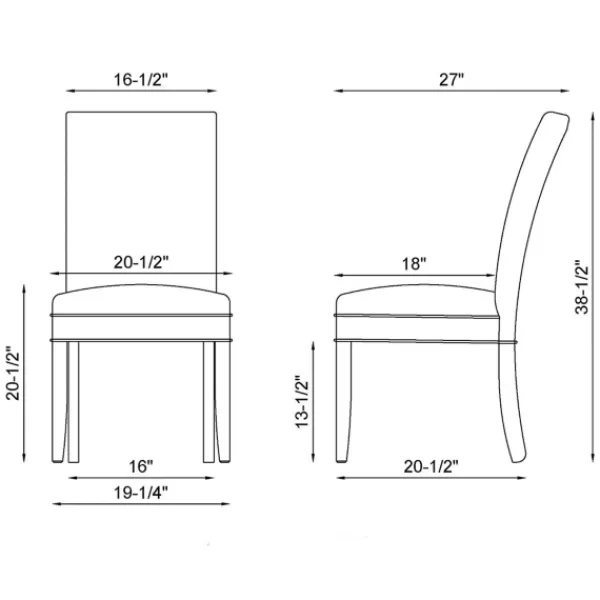 Dining Chairs-Kirkland's Home Cianna Cream 2-Pc. Upholstered Dining Chair Set Tan
