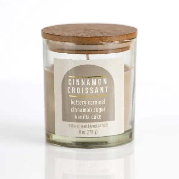 Candles-Kirkland's Home Cinnamon Sugar Croissant Jar Candle Brown