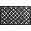 Doormats-Kirkland's Home Circles Rubber Doormat Black